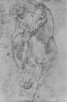 A Horseman c1480 (1945). Artist: Leonardo da Vinci