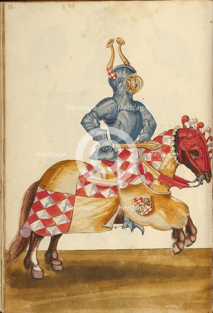A Horseman in Armor, about 1560-1570. Creator: Unknown.