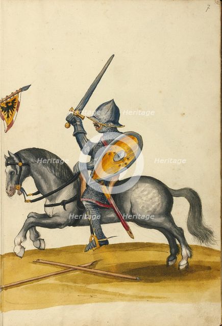 A Horseman in Armor, about 1560-1570. Creator: Unknown.