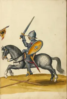 A Horseman in Armor, about 1560-1570. Creator: Unknown