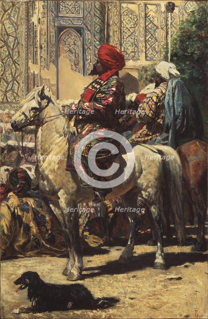 A horseman in Samarkand, 1872. Artist: Vereshchagin, Vasili Vasilyevich (1842-1904)