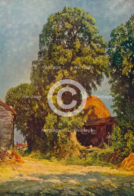 'A Hot Day On The Lower Icknield Way', 1935. Artist: Alexander Jamieson.