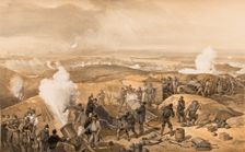A hot day in the batteries, 1855
