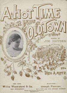 A hot time in the old town 1896. Creator: Unknown