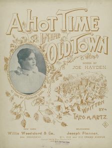 A hot time in the old town 1896. Creator: Unknown