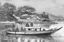 'A House-Boat in Japan 1888. Creator: Unknown