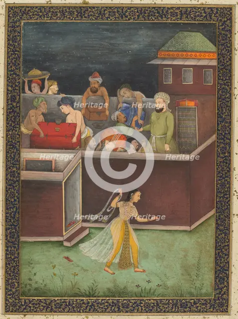 A House Burgled at Night, c. 1700. Creator: Unknown.