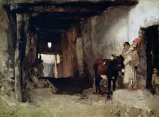 A House in the Sahara 1880s. Artist: Gustave Guillaumet