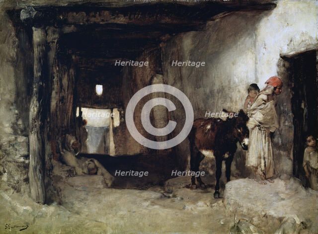 'A House in the Sahara', 1880s.  Artist: Gustave Guillaumet