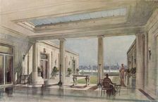 A House in Grosvenor Road, Westminster (Thames Embankment). G. & A. Gilbert Scott, Architects c19