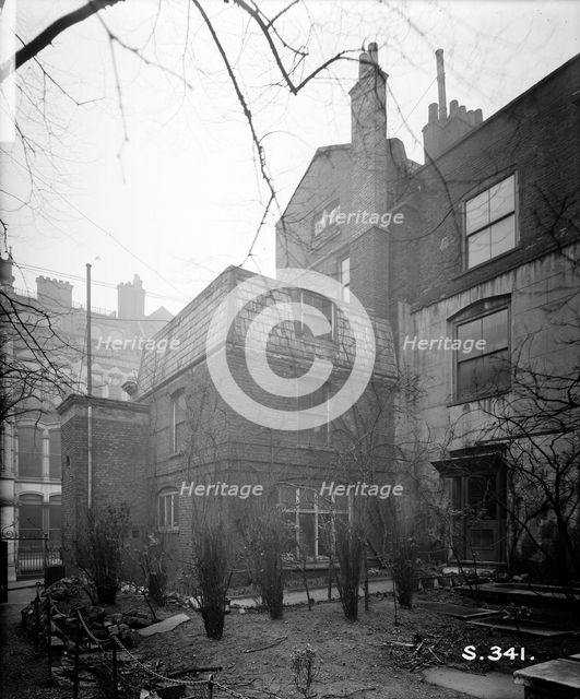 A house in Parliament Street, London, c1890. Artist: Unknown