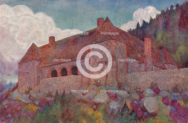 'A House in Poland: View from the South-East', c20th century. Artist: Mackay Hugh Baillie Scott.