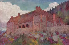 A House in Poland: View from the South-East c20th century. Artist: Mackay Hugh Baillie Scott