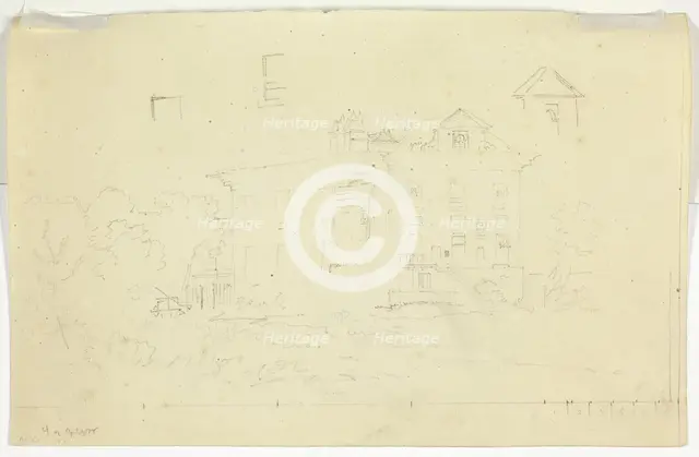 A House, n.d. Creator: Pierre Antoine Mongin.