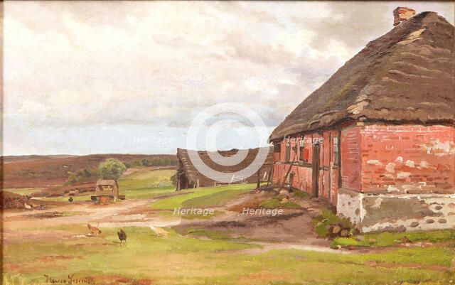 A house on Alheden, 1912.
 Creator: Hans Smidth.