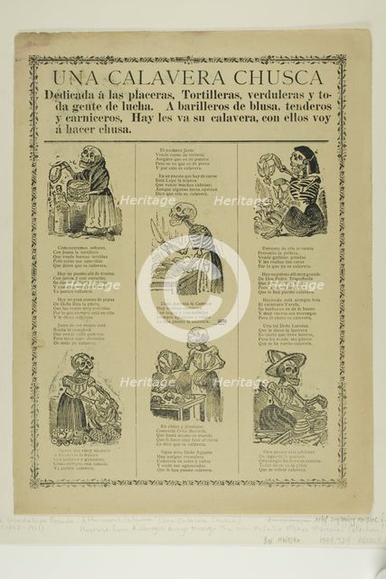 A Humorous Calavera, n.d. Creator: José Guadalupe Posada.