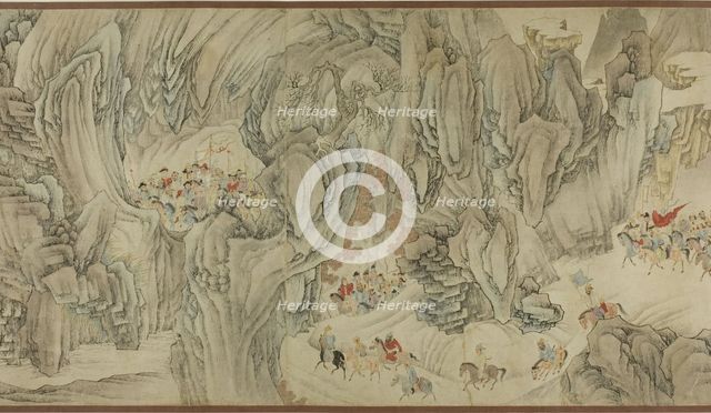 A Hunt in the Mountains of Heaven, Late Ming /early Qing dynasty, 17th century. Creator: Unknown.
