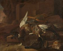 A Hunter's Bag, 1660-1695. Creator: Melchior d'Hondecoeter