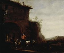 A Hunting scene, 1642-1674. Creator: Johannes Lingelbach