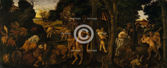 A Hunting Scene, ca. 1494-1500. Creator: Piero di Cosimo.
