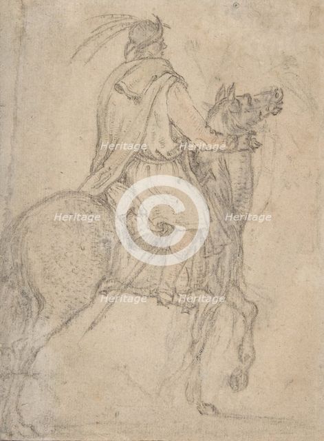 A Hungarian Horseman, late 16th-mid 17th century. Creator: Roelandt Savery.
