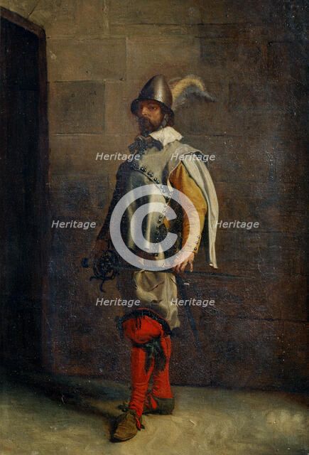 'A Huguenot', 19th century.  Artist: Jean Louis Ernest Meissonier