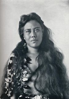 A Hula dancer, Honolulu, Hawaii, 1902