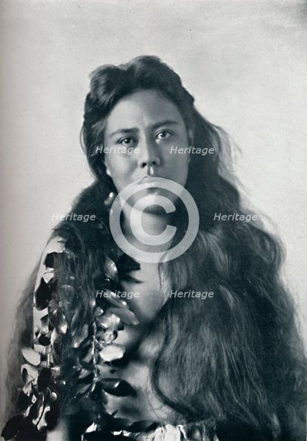 A Hula dancer, Honolulu, Hawaii, 1902. Artist: Unknown.