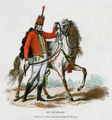 A hussar, early 19th century (1882-1884). Artist: Jean Duplessis-Bertaux