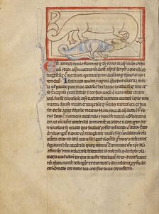 A Hydrus; Northumberland Bestiary, about 1250-1260. Creator: Unknown