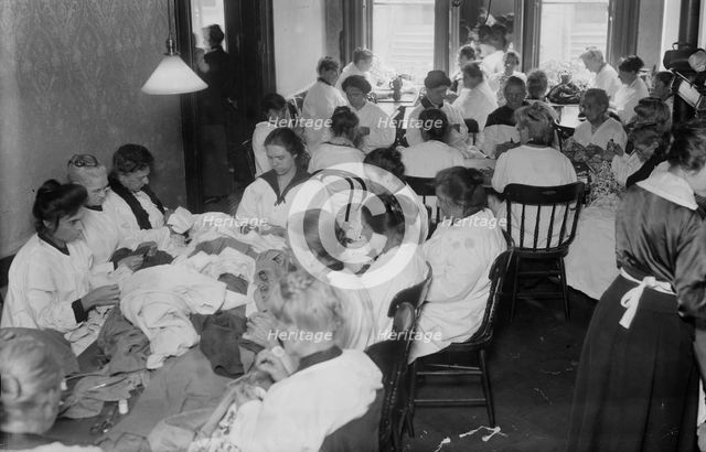 A.I.C.P., Miss Bruere's Women Workers, 1917 or 1918. Creator: Bain News Service.