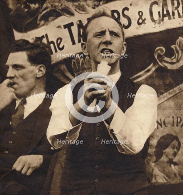 'A. J. Cook led the Miners and the miners led the strike', c1926, (1938). Artist: Unknown.