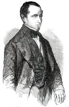 A. J. E. Cockburn, Esq., LL.B. M.P. for Southampton; Solicitor-General for England, 1850. Creator: Unknown