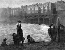 "A Jacobite's Farewell", by T. Green, in the exhibition of the Royal Academy, 1872. Creator: Unknown