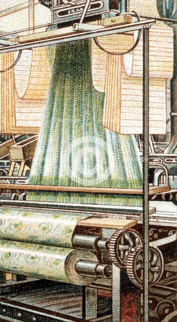 A Jacquard Loom, 1915. Artist: Unknown