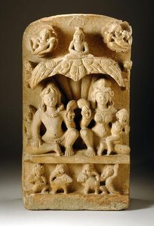 A Jain Family Group, between c.550 and c.600. Creator: Unknown