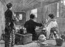 A Japanese archery house in Jeddo, 1881. Creator: Unknown