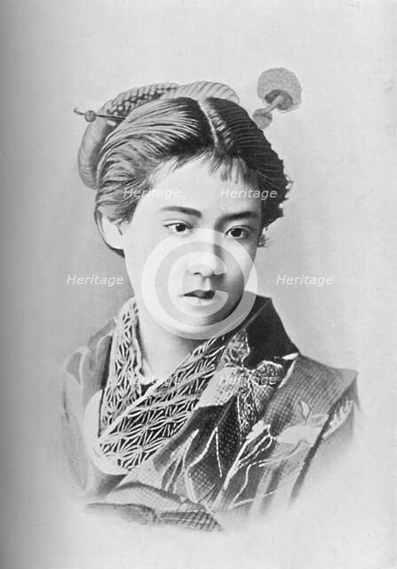 A Japanese beauty, 1902. Artist: Unknown.