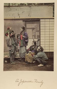 A Japanese Family, about 1873-1883. Creator: Shinichi Suzuki I