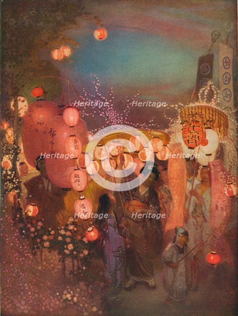 'A Japanese Festival', c1911, (1917). Artist: William Shackleton.
