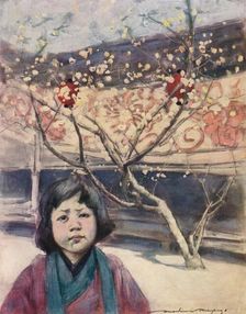 A Japanese Girl in Plum-Colour c1887, (1901). Artist: Mortimer L Menpes