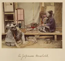 A Japanese Household, about 1873-1883. Creator: Shinichi Suzuki I
