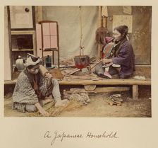 A Japanese Household, about 1873-1883. Creator: Shinichi Suzuki I
