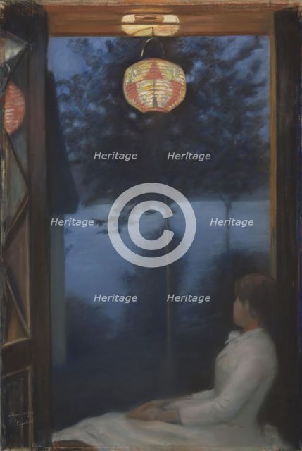 A Japanese Lantern, 1886. Creator: Oda Krohg.