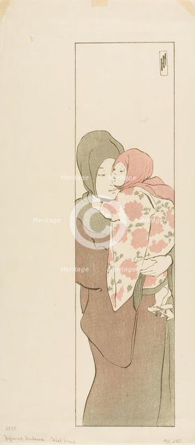 A Japanese Madonna, 1900. Creator: Helen Hyde.