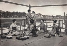 A Japanese Meal c1903. Artist: David Stevenson & Co