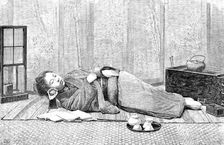 A Japanese pillow, 1890. Creator: Unknown
