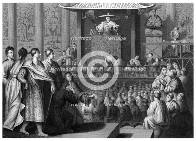 'A Japanese Preacher'.Artist: R Young