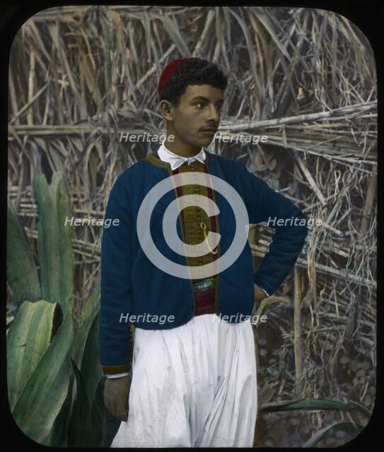 A Jewish boy, Tangier, Morocco. Artist: Unknown