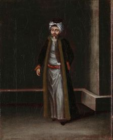 A Jewish Money-Changer, 1700-1737. Creator: Workshop of Jean Baptiste Vanmour